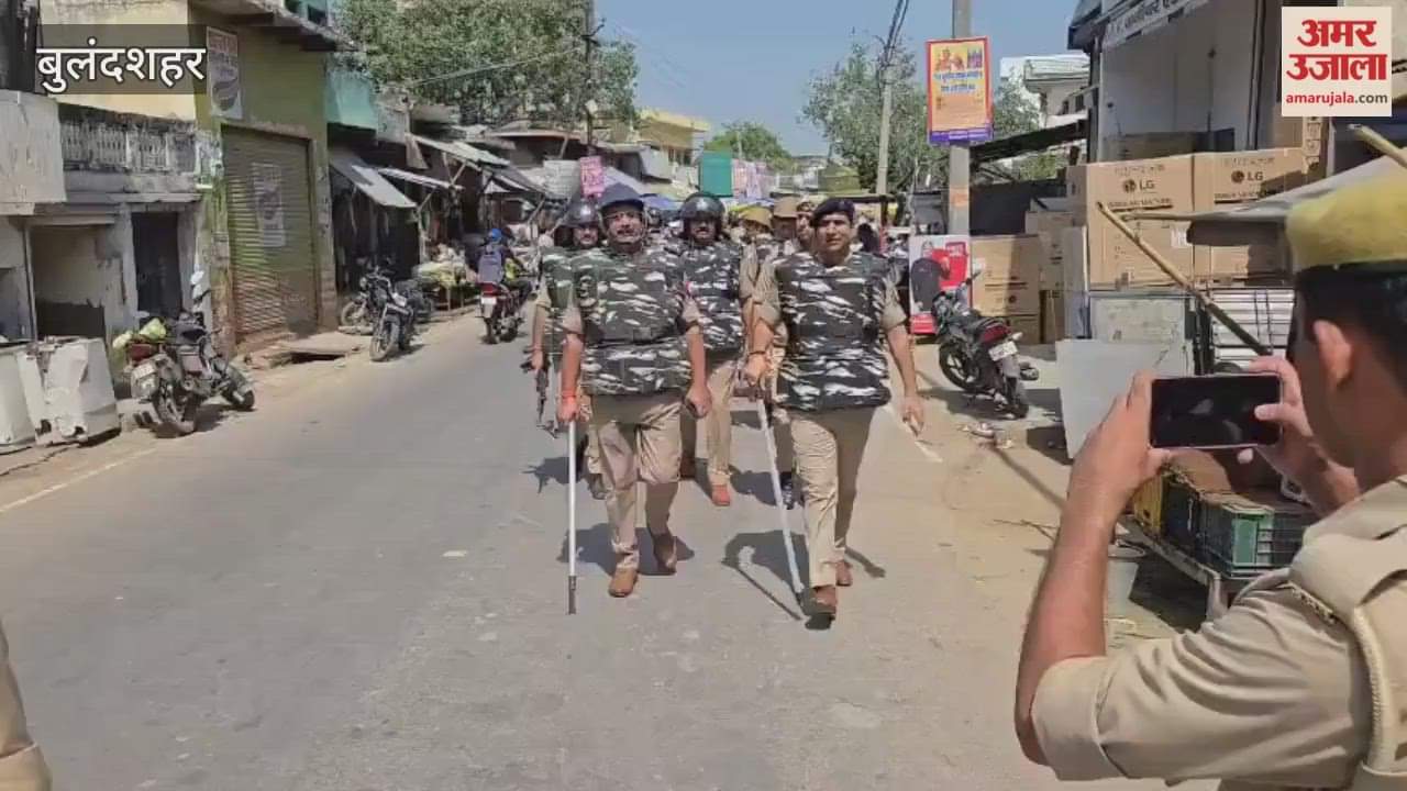Bulandshahr: Khaki on alert mode before Friday prayers