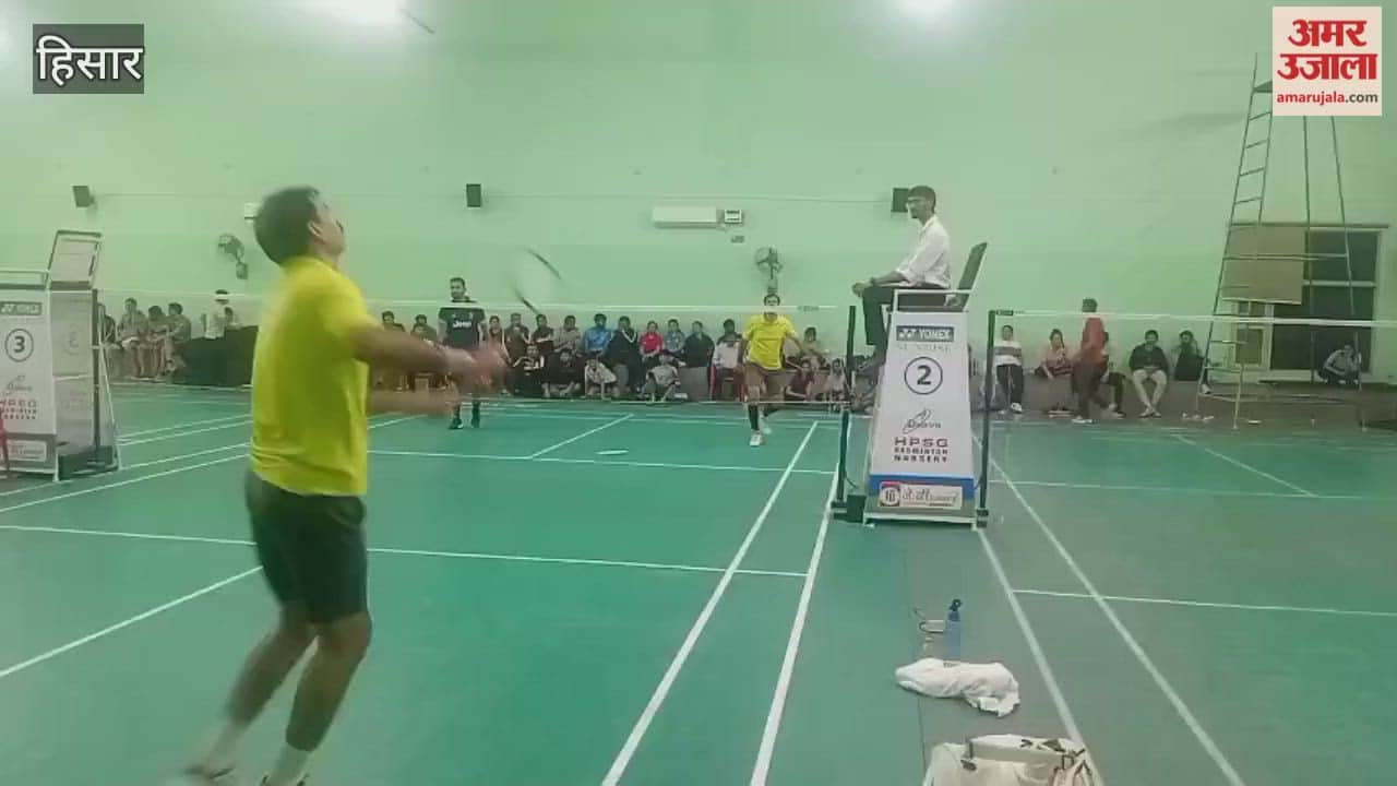 Surendra and Virendra from Hisar runners-up in Badminton