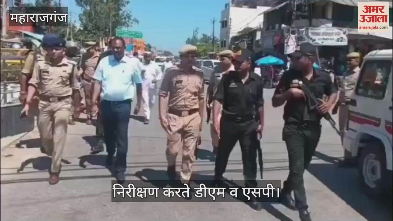 DM and SP did flag march in Partawal