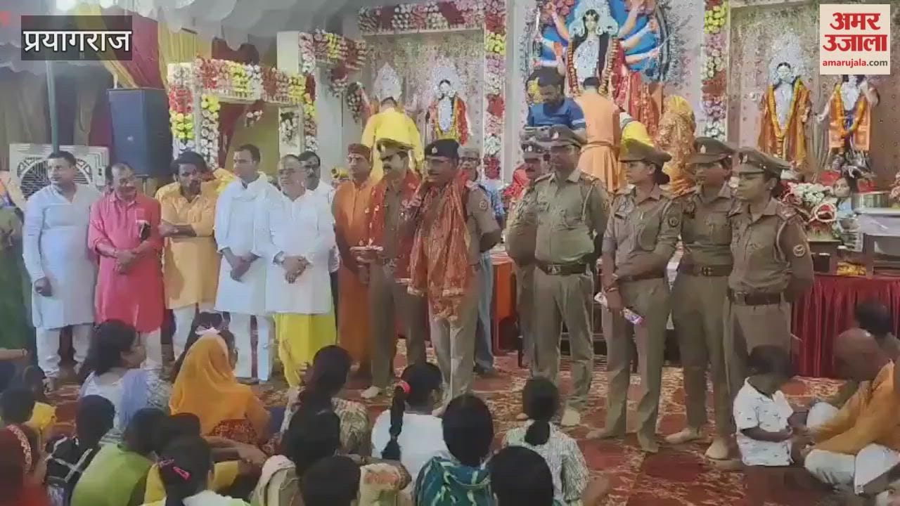 Under Mission Shakti, women and girls were made aware, police officers visited puja pandals and provided information.