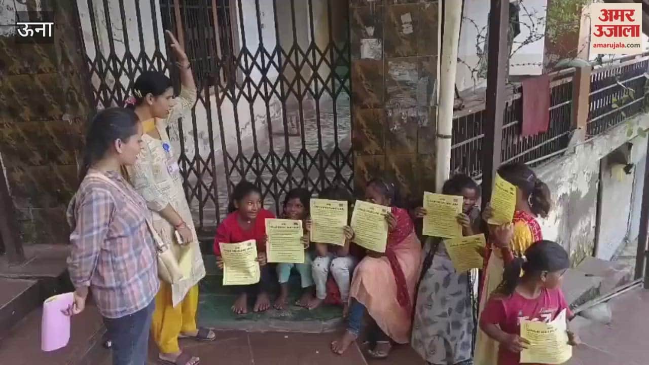 Una Child Helpline team launched a campaign on the fifth Navratri at Maa Chintpurni Temple