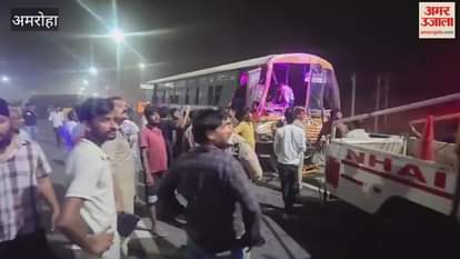 Roadways bus collides with tractor-trailer carrying rice; bus driver killed, eight injured