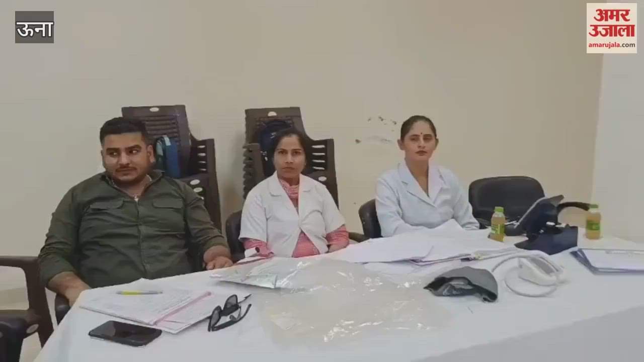 Una Blood donation camp in Thana Kalan under the Healthy Women, Strong Family campaign