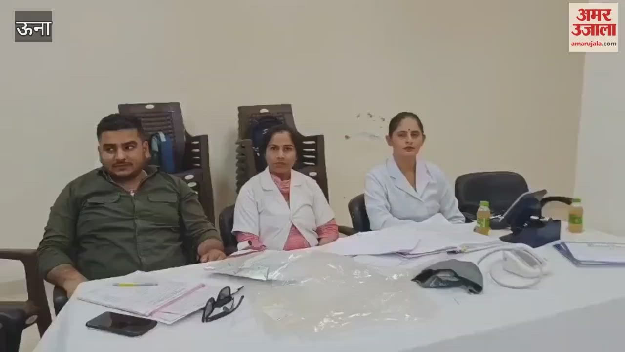 Una Blood donation camp in Thana Kalan under the Healthy Women, Strong Family campaign