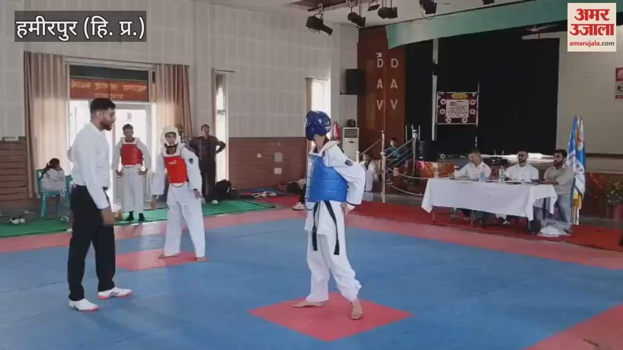 Hamirpur DAV State Level Taekwondo and Yoga Tournament 2025-26 begins