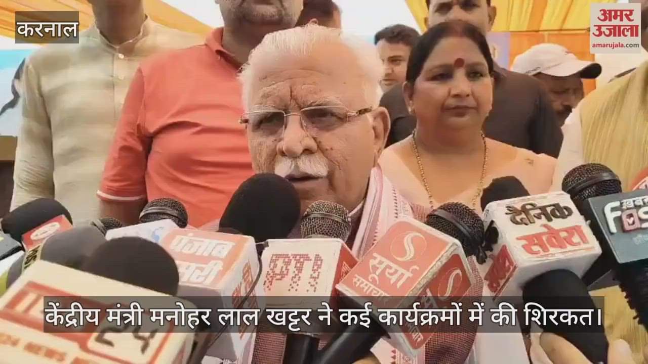 Manohar lal Khattar in Karnal