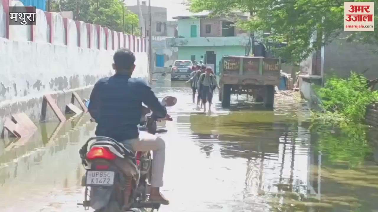 Waterlogging makes it difficult for people to leave their homes