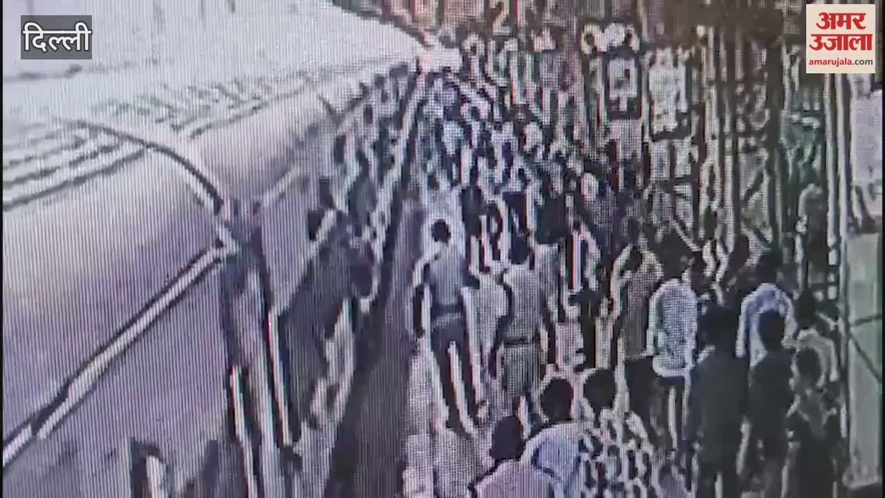 A woman got stuck between the platform and the train after slipping while trying to board a moving train