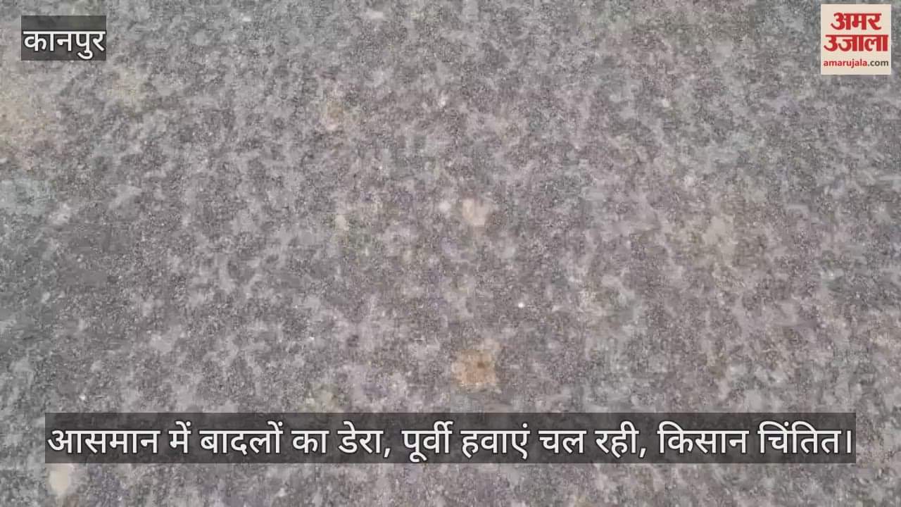 कानपुर: भीतरगांव इलाके में मानसून परिवर्तन बूंदाबांदी से तापमान में गिरावट