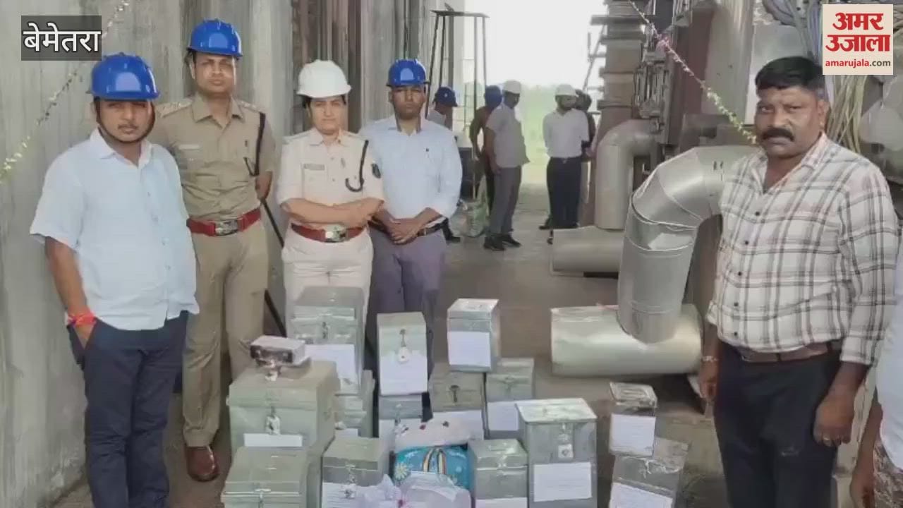 Ganja worth Rs 8.20 lakh was burnt in Bemetara