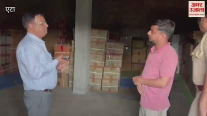 officials inspect firecracker warehouse in Sakiet