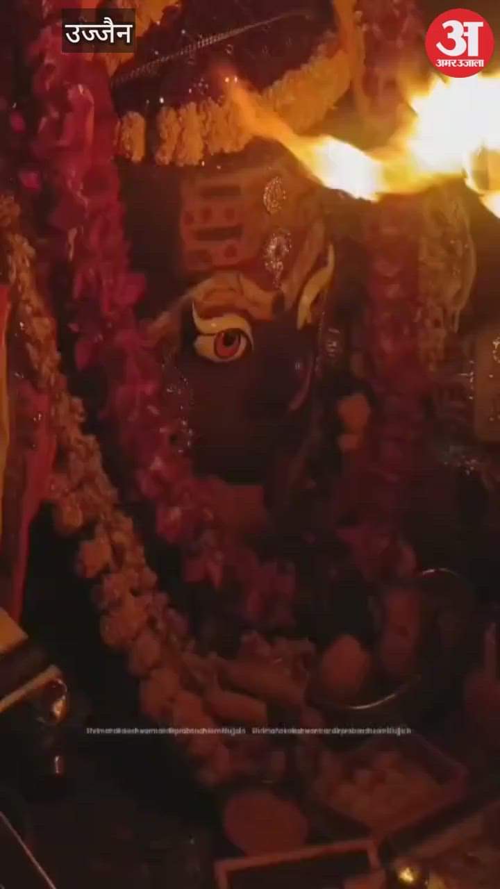 Ujjain Mahakal: On the seventh day of Navratri, Baba Mahakal became Mother Mahakali.