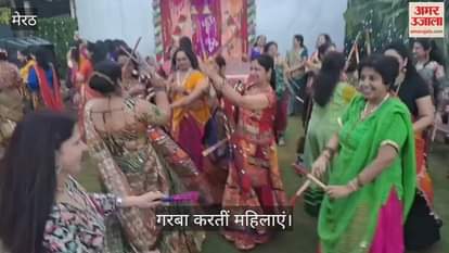 The Ladies Wing played Garba during the Dandiya programme at the IMA Hall.
