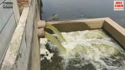 Dangerous health hazards in Hisar; contaminated water found in the water supply system on Kamri Road, and dead chickens dumped into the Balsamand canal.