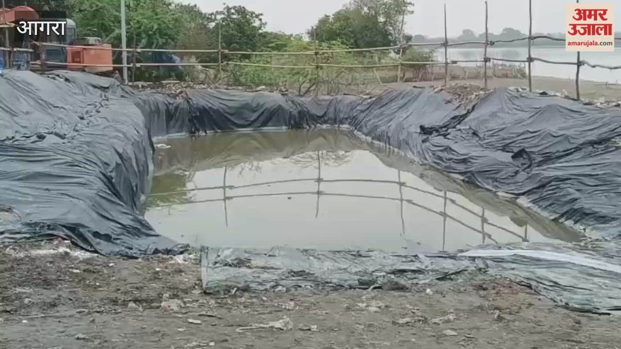 Alternative Tank Constructed at Balkeshwar Ghat for Durga Idol Immersion