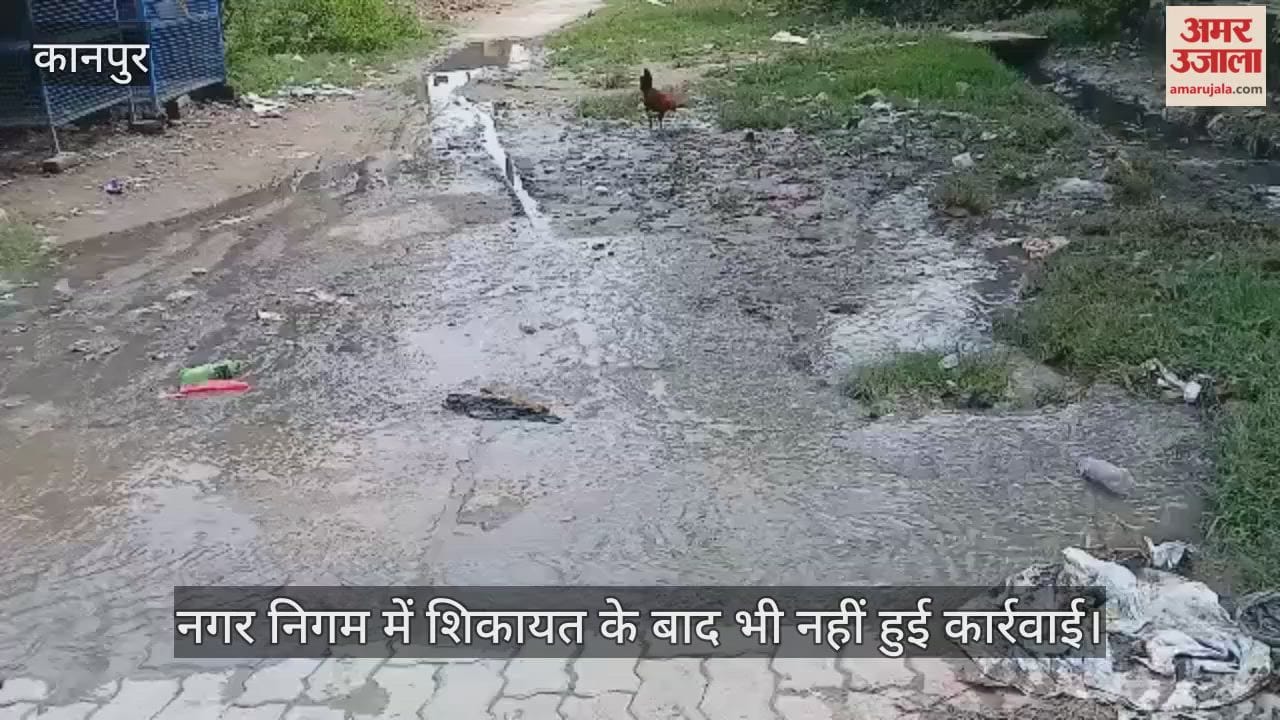 कानपुर: पनकी स्टेशन रोड पर सीवर का पानी, गंदगी और दुर्गंध से पनकी कटरा के लोग परेशान