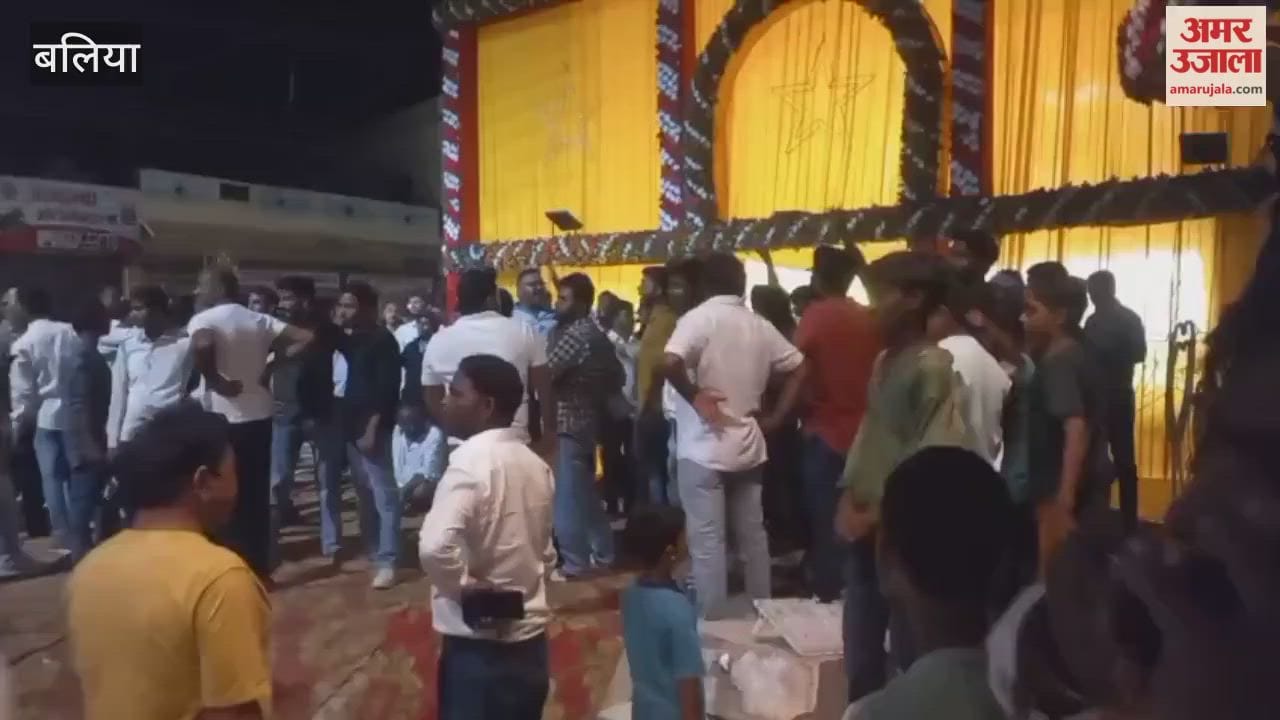 police chased and beat up puja committee official In Ballia