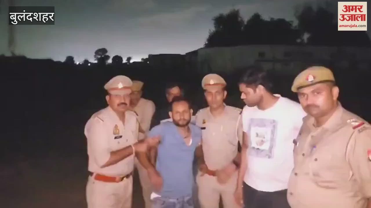 Encounter between police and criminals in Bulandshahr