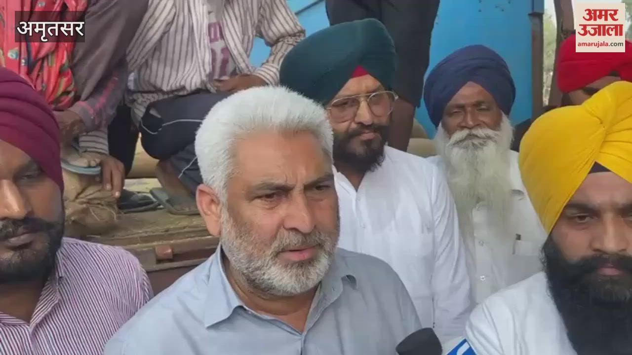 Minister Lal Chand Kataruchak visit Raiya Dana Mandi amritsar