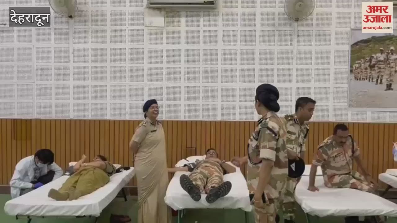 Amar Ujala organizes a blood donation camp at ITBP