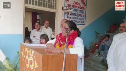 Una Civil Judge Shashi Bala given grand welcome at Budhan School