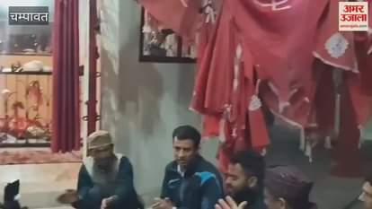 Bhajan sandhya organized on Navratri at Hingla Devi Temple at champawat