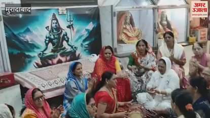 Devotional hymns and chants resounded at the Rinn Mukteshwar Temple as devotees immersed themselves in their faith.