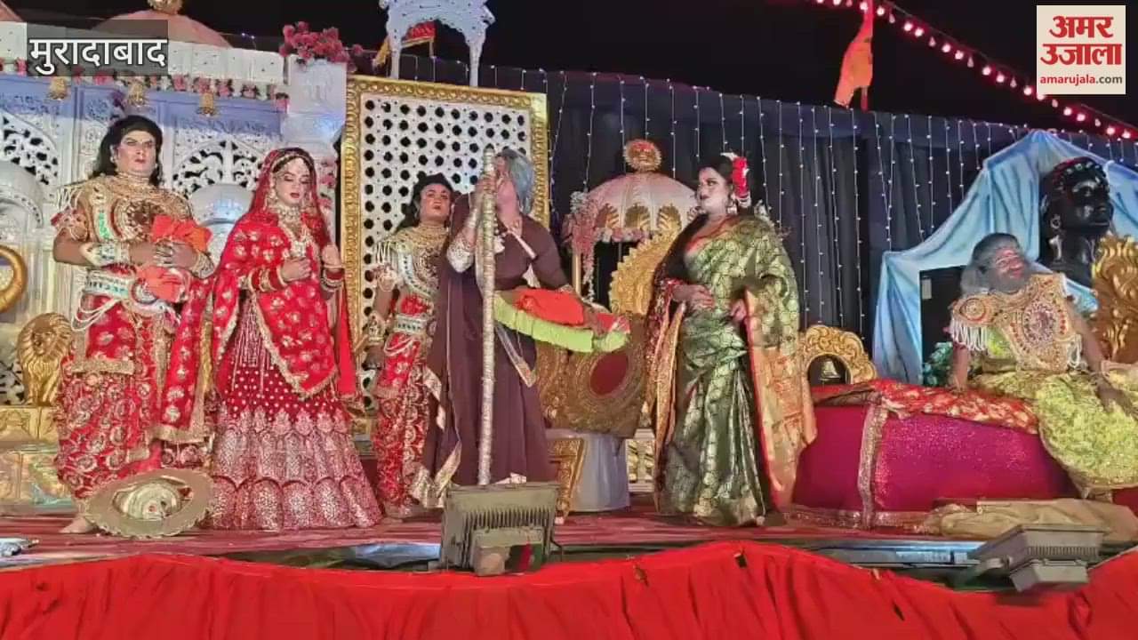 Ramlila performance depicting Lord Rama's exile in the forest moved the audience to tears