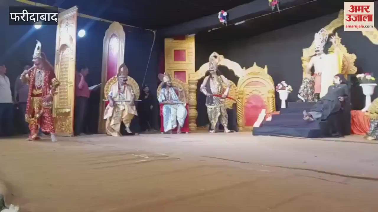 Staged in Shri Dharmik Ramlila: Hanuman's search for Sita, Angad-Ravana dialogue, and Laxman-Meghanath battle
