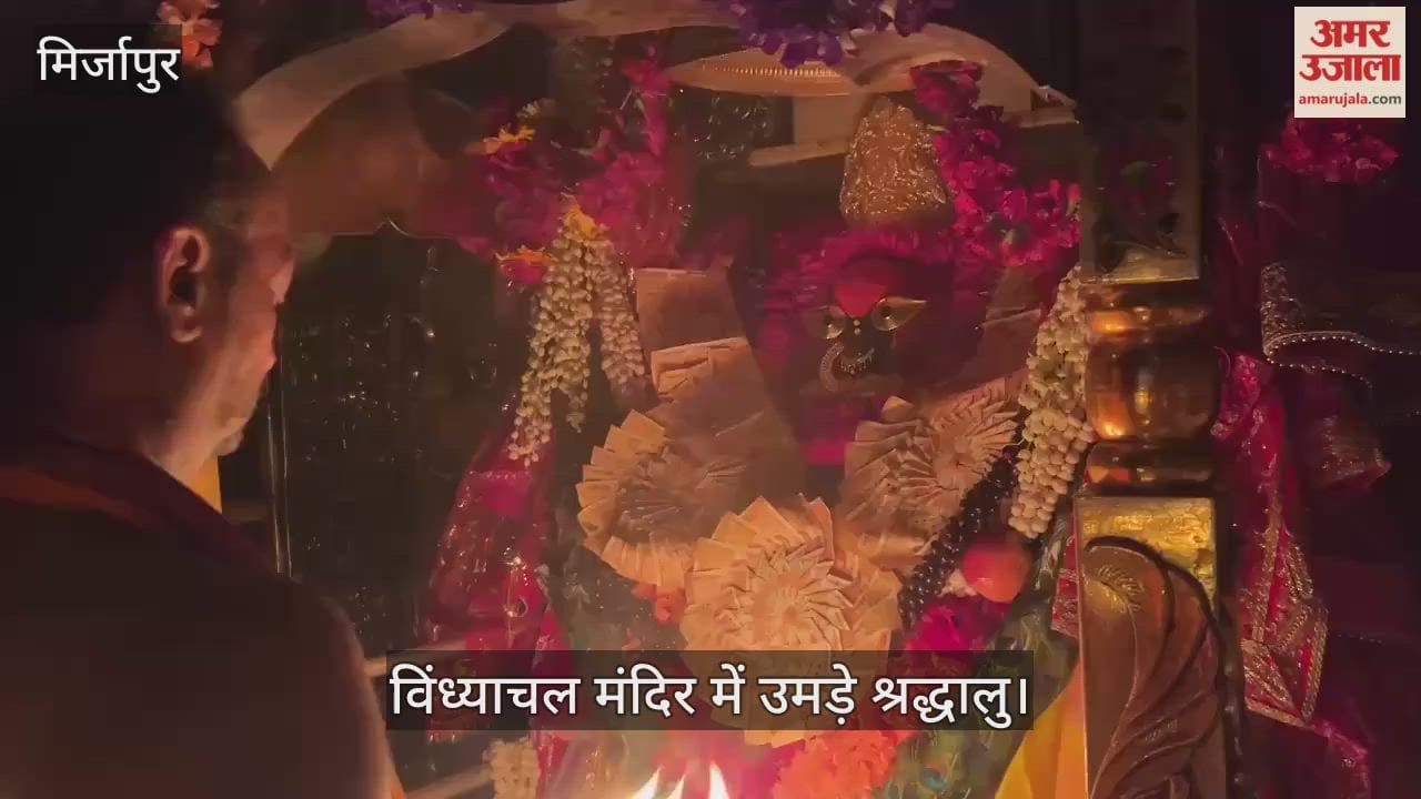 Durga Ashtami 2025 Maa Vindhyavasini gave darshan in form of Mahagauri in vindhyachal temple in Mirzapur