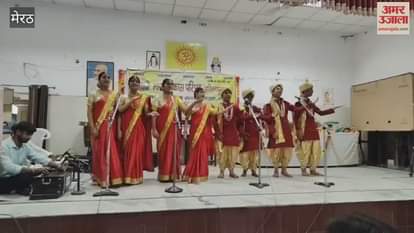 Meerut: Bharat Vikas Parishad Organizes National Group Song and Bharat Ko Jano Competition at RG Inter College