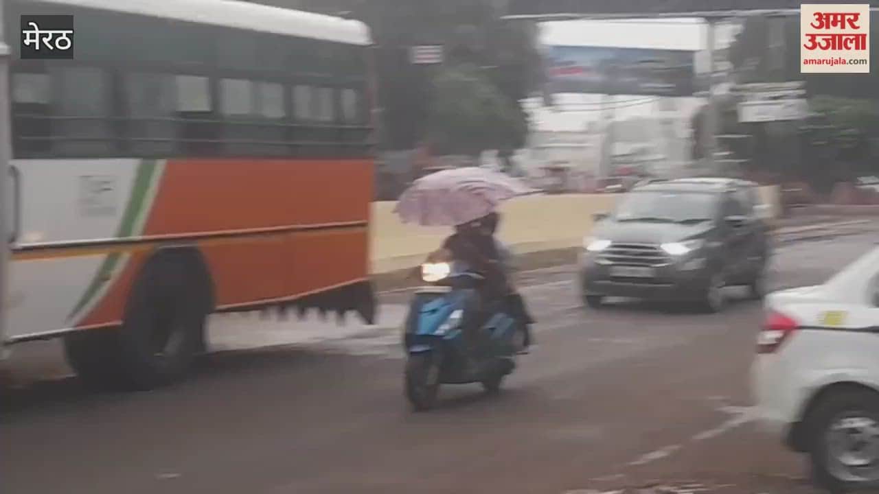 Meerut: Rain brings pleasant weather, cool breeze brings relief from heat amid sunshine and shade
