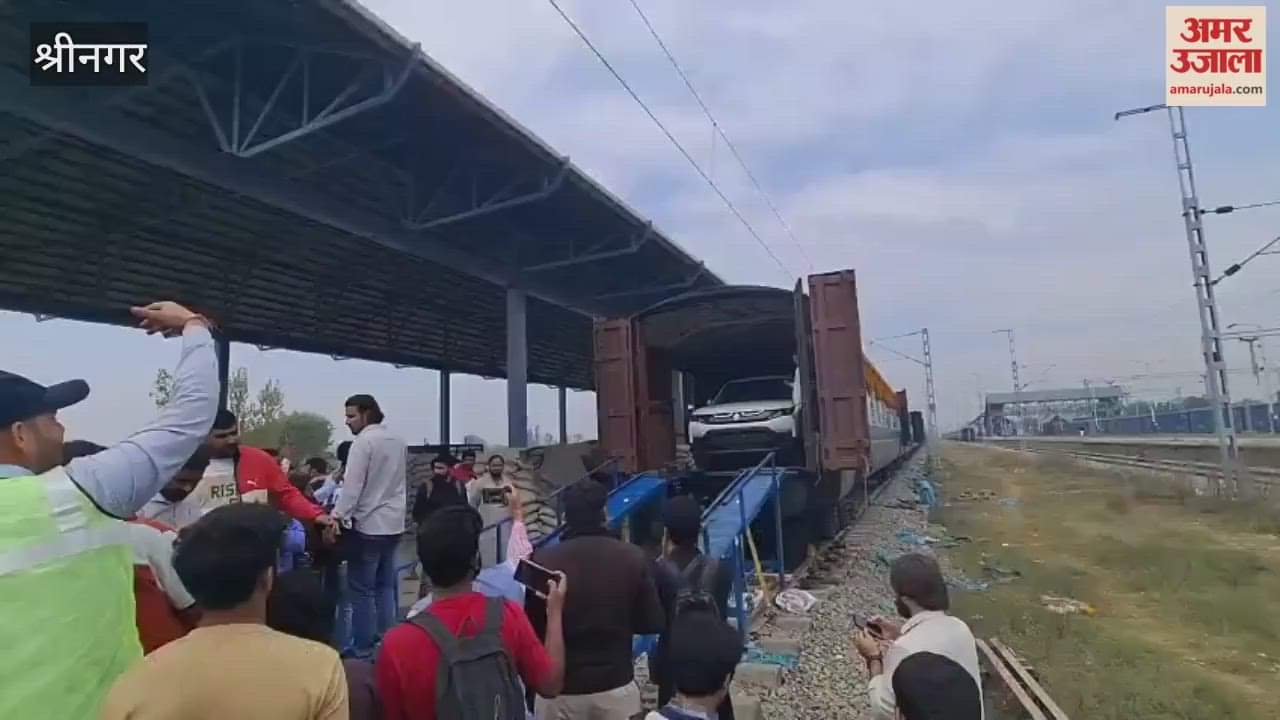 Jammu Division succeeded to get First Automobile rake Manesar to Anantnag Goods Shed in Kashmir Valley