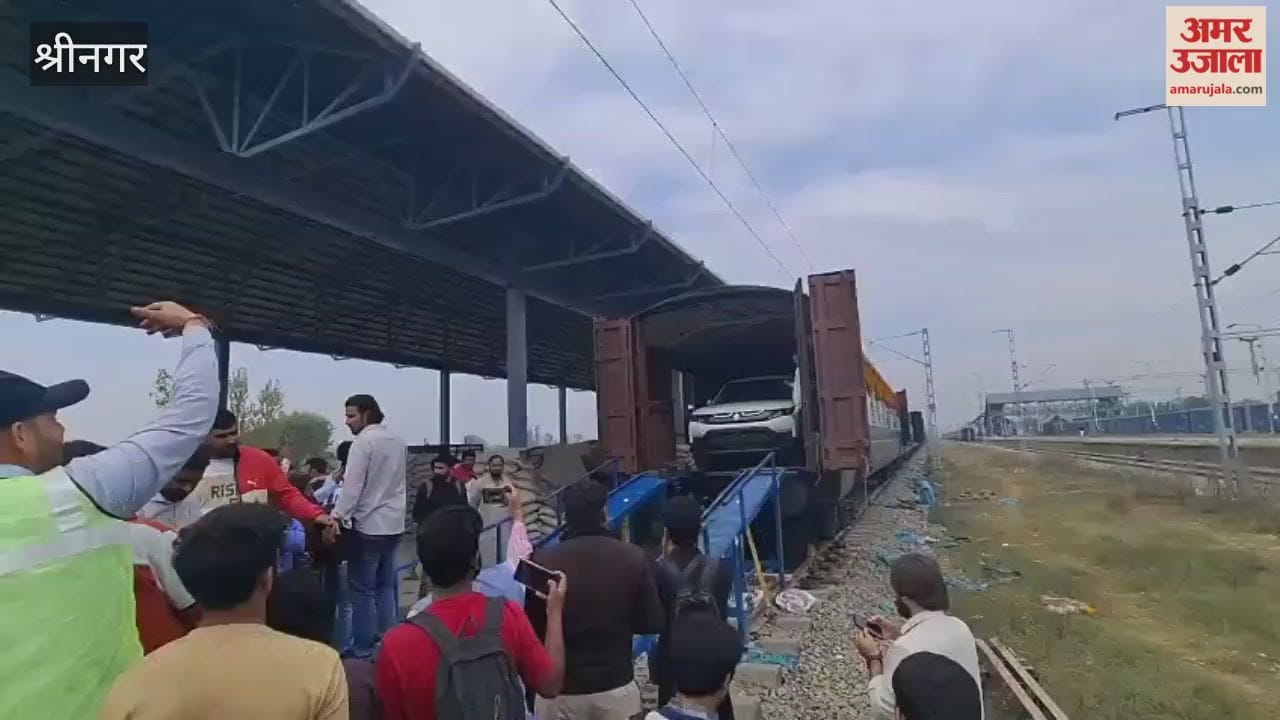 Jammu Division succeeded to get First Automobile rake Manesar to Anantnag Goods Shed in Kashmir Valley
