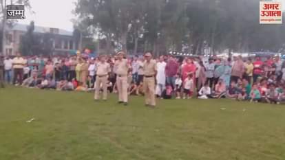 Dussehra celebrations in Ramnagar, celebrating the victory of good over evil with the burning of Ravana