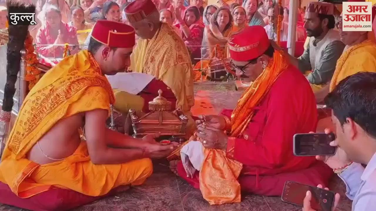 Kullu The atmosphere at Raghunath temporary camp became devotional