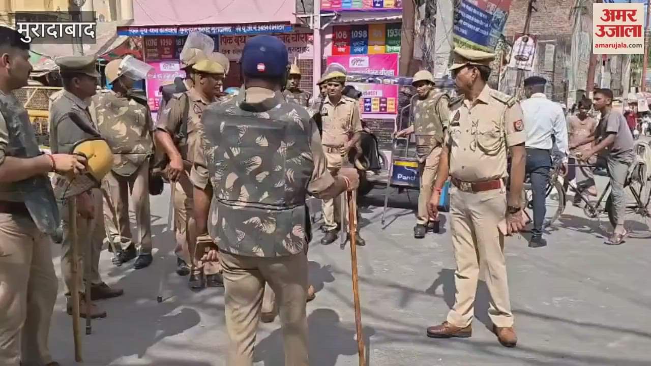 Security heightened in Moradabad following the "I Love Muhammad" controversy; Friday prayers to be held under tight security