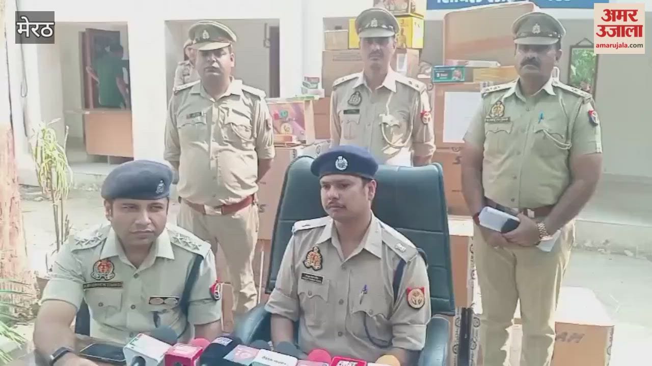 Meerut: Police recovered illegal firecrackers worth Rs 10 lakh, which were being brought from other districts and stocked in Meerut