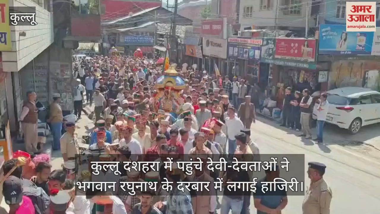 The gods and goddesses who arrived on Dussehra paid their respects to Lord Raghunath.