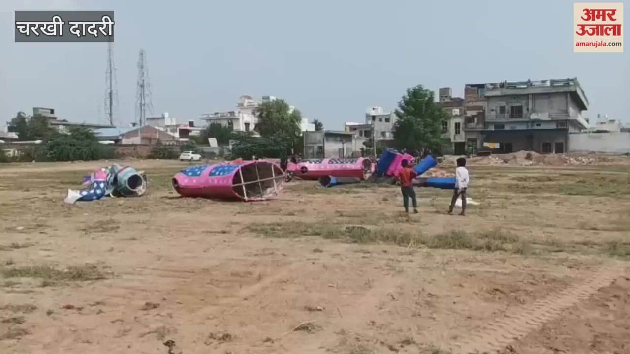 Effigies of Ravana, Meghnad and Kumbhakarna were brought to Charkhi Dadri for burning.