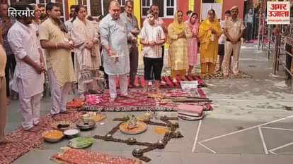 Sirmour Weapons and book worship in Trilokpur on Vijayadashami