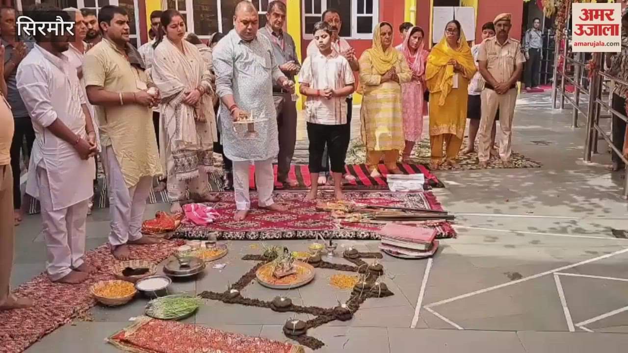 Sirmour Weapons and book worship in Trilokpur on Vijayadashami