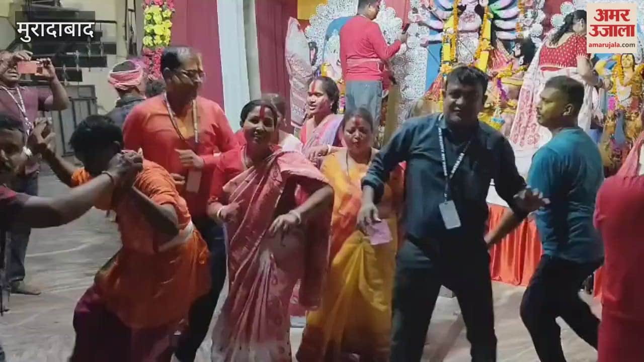 Durga Puja festival concluded at the Railway Recreation Center, followed by a religious procession