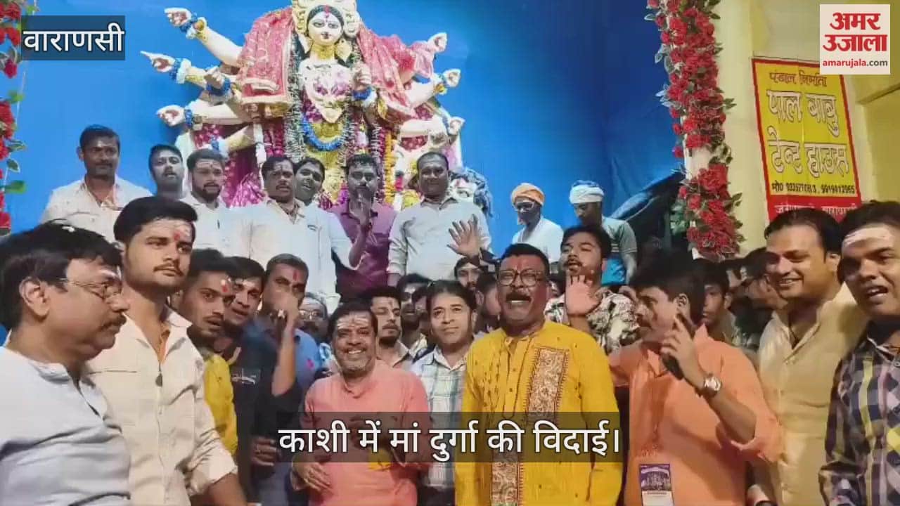 Maa Durga immersed after performing Sindoor Khela ritual Amid tight security