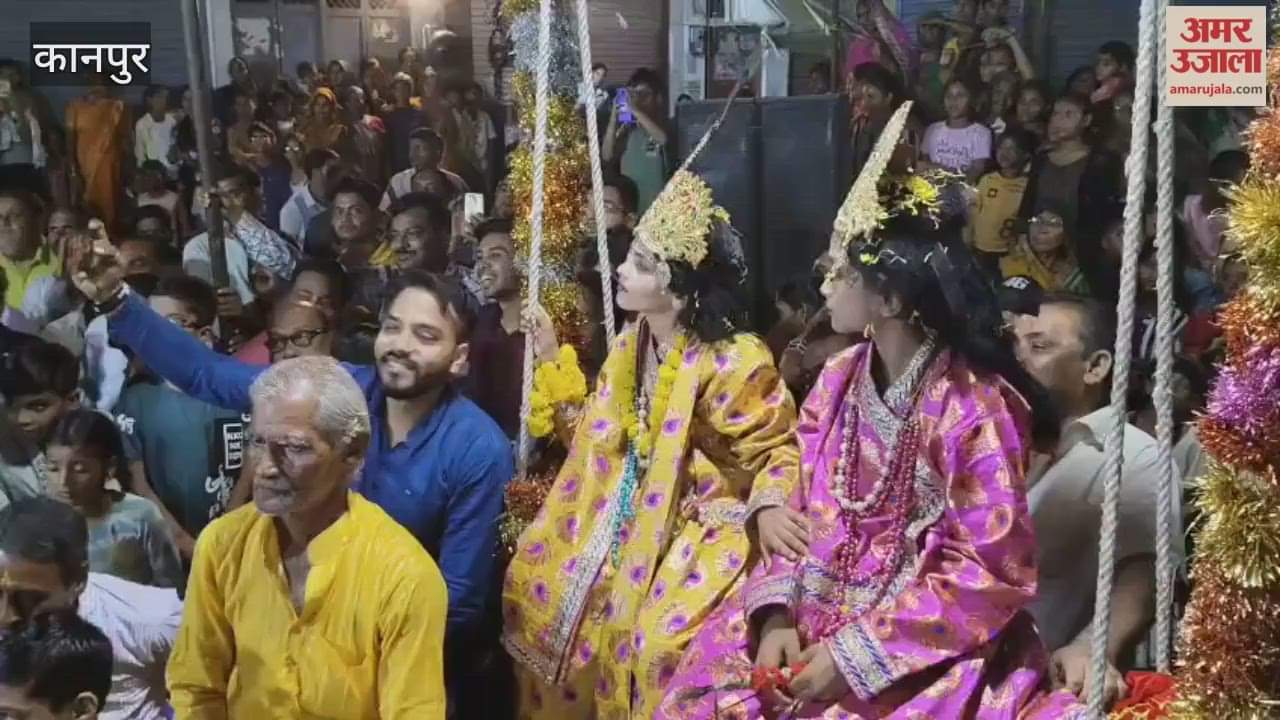 killing of Putana was staged during the Shri Krishna play, drawing a large crowd