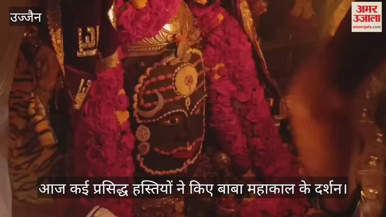 Ujjain News: Education Minister, social media influencer and TV artist Nirbhay Wadhwa visited Baba Mahakal