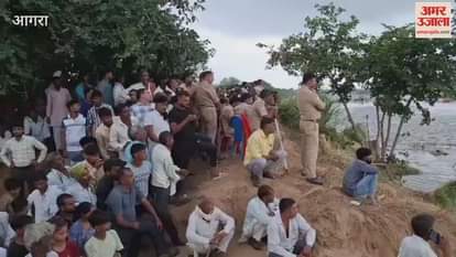 Idol immersion accident: Search operation underway in Uttang River in agra