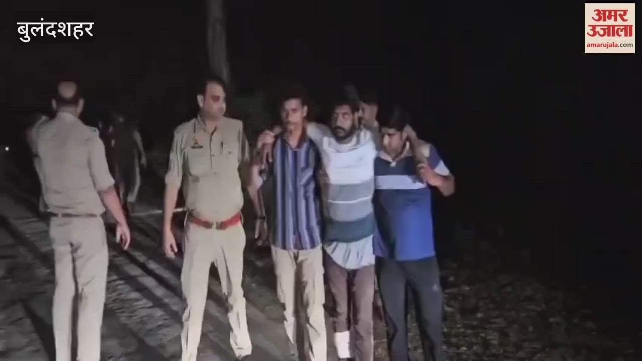 Bulandshahr Khurja Nagar police encounter with criminals