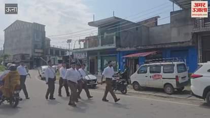 Una A grand program was held in Bangana on the completion of 100 years of the Sangh the procession attracted attention