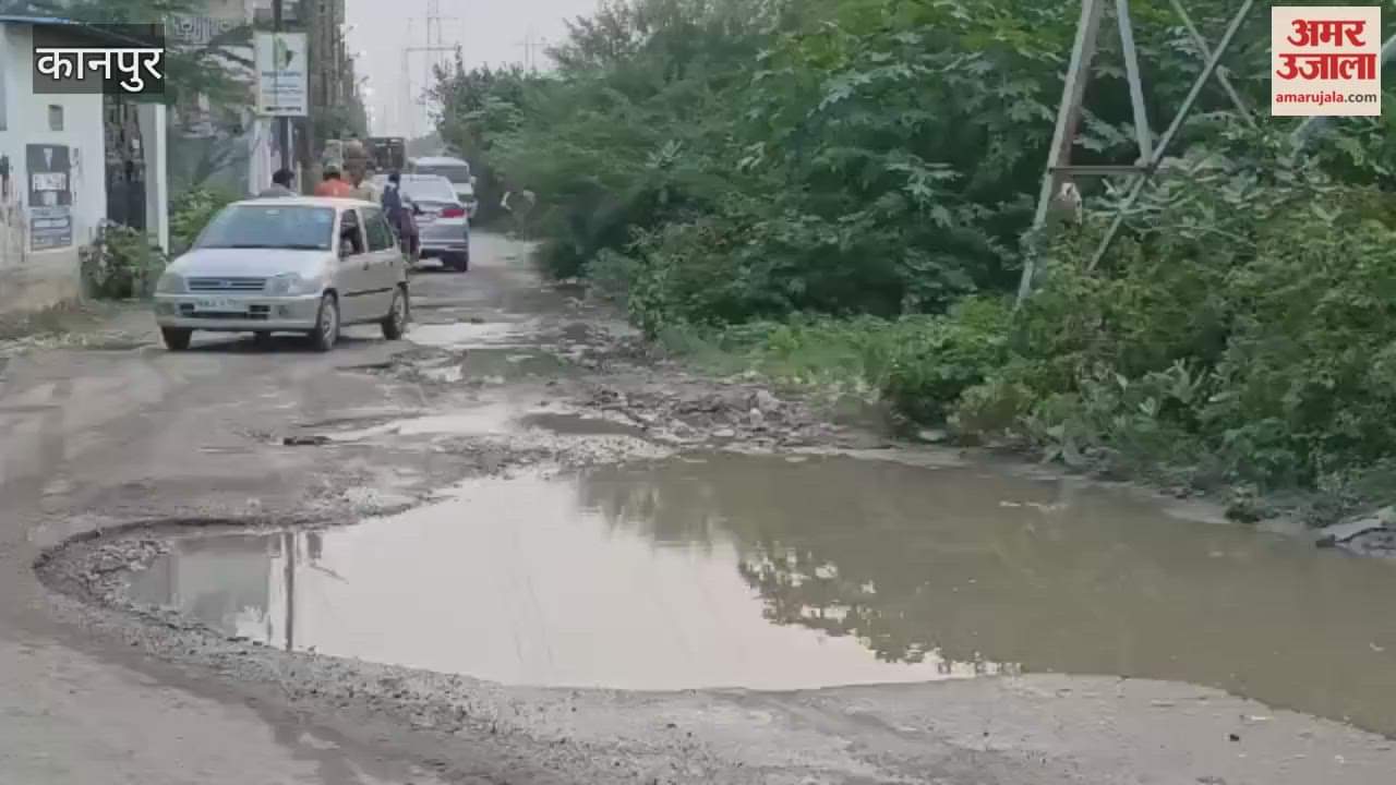 Deadly potholes on the road leading to Ambedkarpuram Nursery